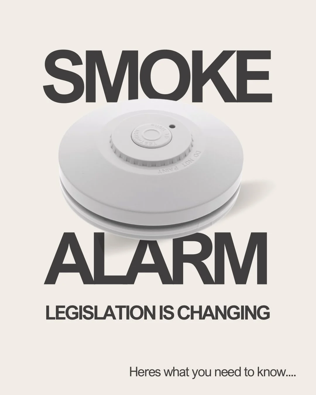 Reminder 🚨 New smoke alarm laws are coming! 

Don&rsquo;t leave it too late, by the 1st of Jan 2027, all homes must have compliant, interconnected photoelectric smoke alarms.

#brisbaneproperty #smokealarm #brisbaneelectricians #propertymanagers #br