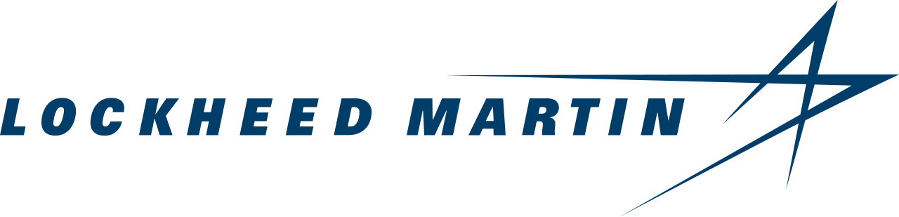 Lockheed Martin logo with stylized star and swoosh design