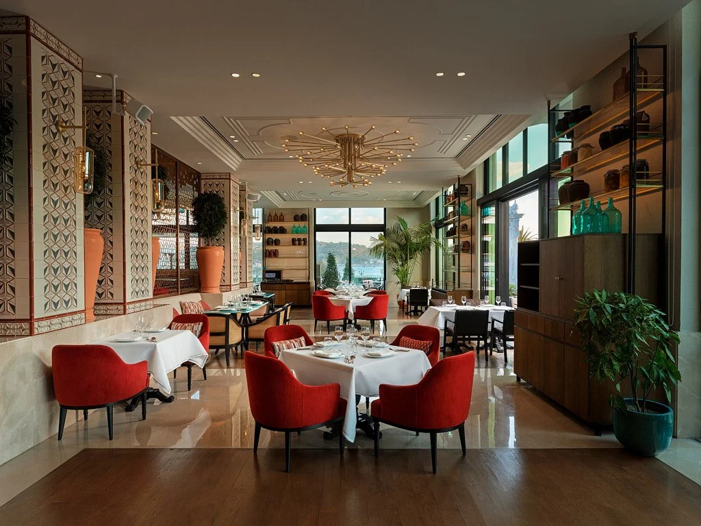 Modern villa dış mekân havuz ve peyzaj gece çekimi - PAM İstanbul mimarlık prodüksiyonu