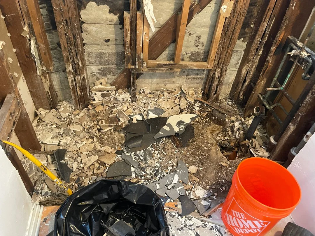 The Damage a Small Tub Leak Can Do