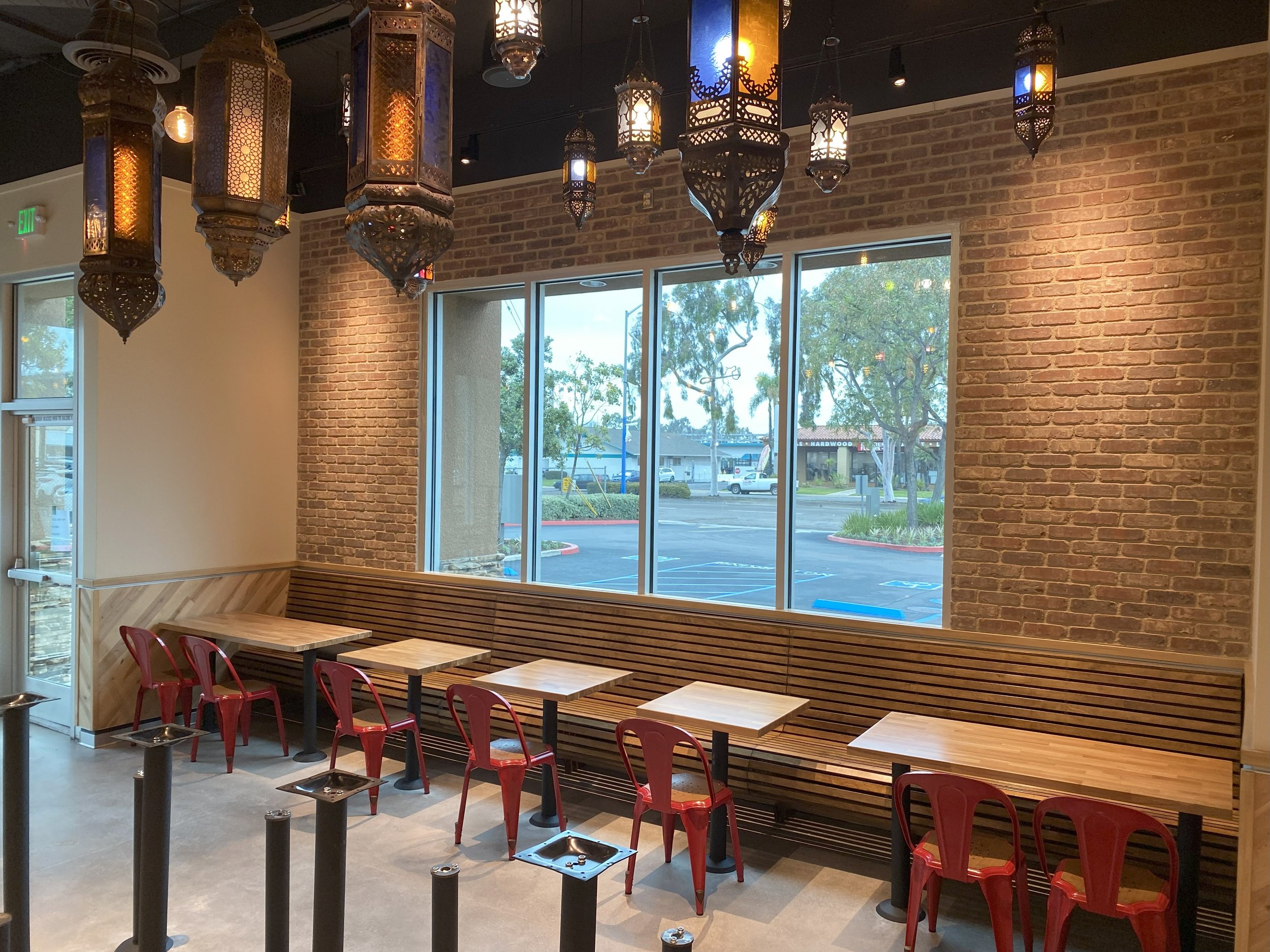 chairs, table and benches professionally installed by HUGE Handyman in San Diego