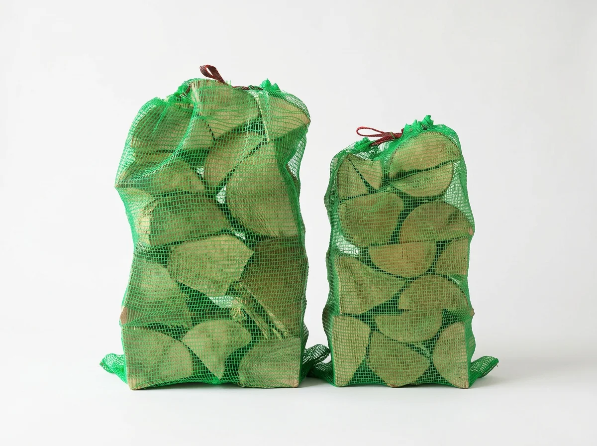 Netted Softwood Logs