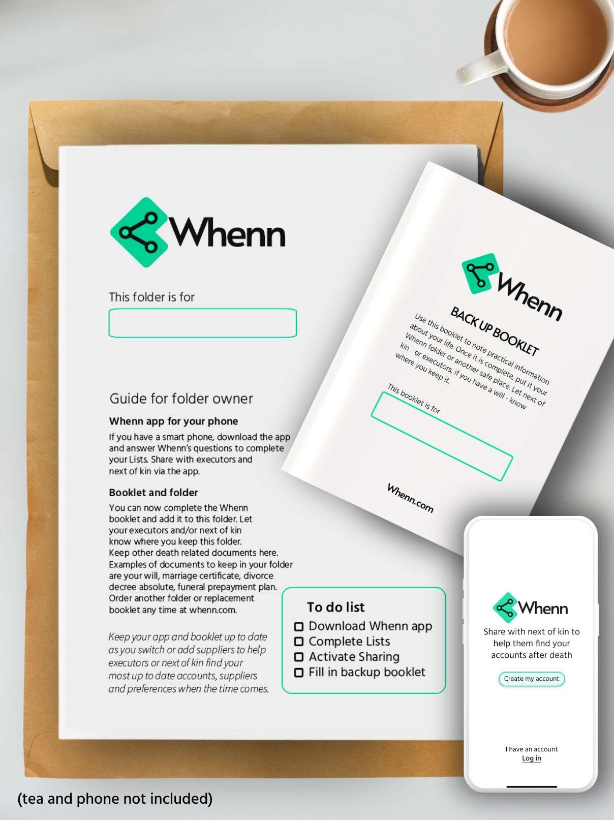 Whenn digital death admin preparation pack for sharing in families 2024 app pack by post UK United Kingdom.jpg