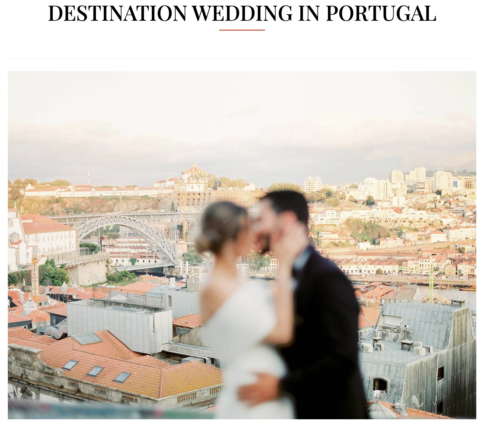 destination wedding in portugal