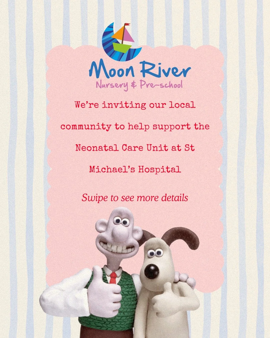 We&rsquo;re supporting the Neonatal Care Unit at St Michael&rsquo;s Hospital 💛

They care for premature and unwell newborn babies and support families through incredibly difficult times. The unit relies on donations for equipment and comfort items t