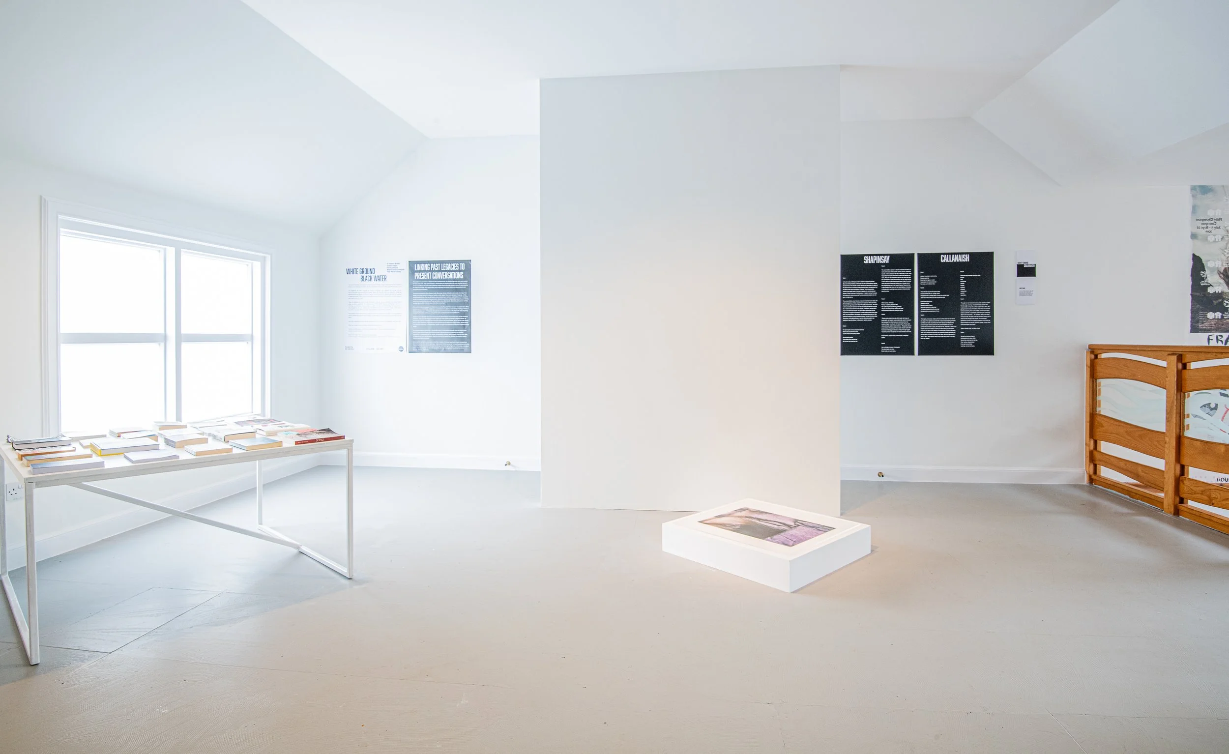 White Ground Black Water install shot - photo by Gavin MacQueen Photography