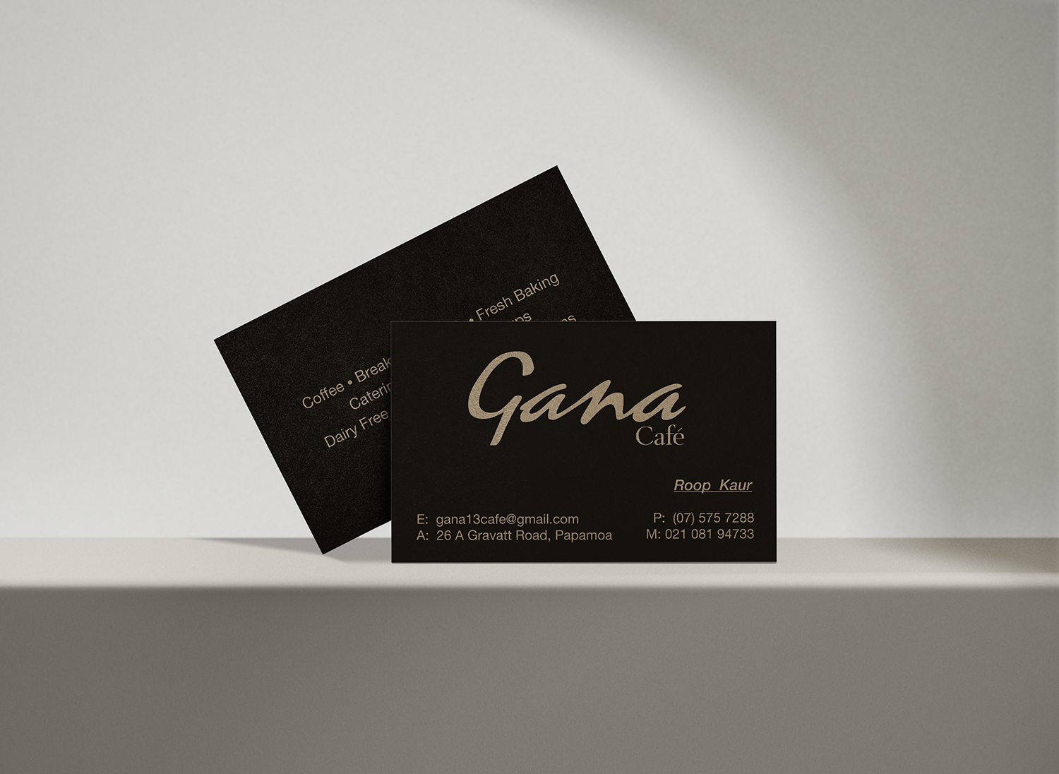 Gana Cafe - Business Card