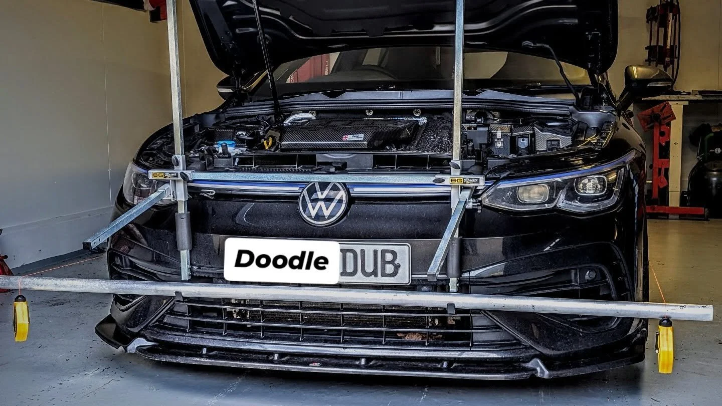 MK8 Golf R in for a full 4 wheel alignment this morning. Stephen went for fast road. 

#alignment 
#oxfordshire 
#racealignment 
#racemechanic 
@soccclub