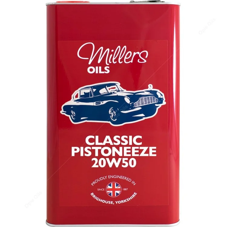 Millers Oils Classic Pistoneeze 20w-50 Mineral Engine Oil