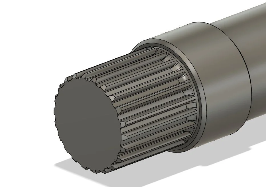 CAD drive shaft production,