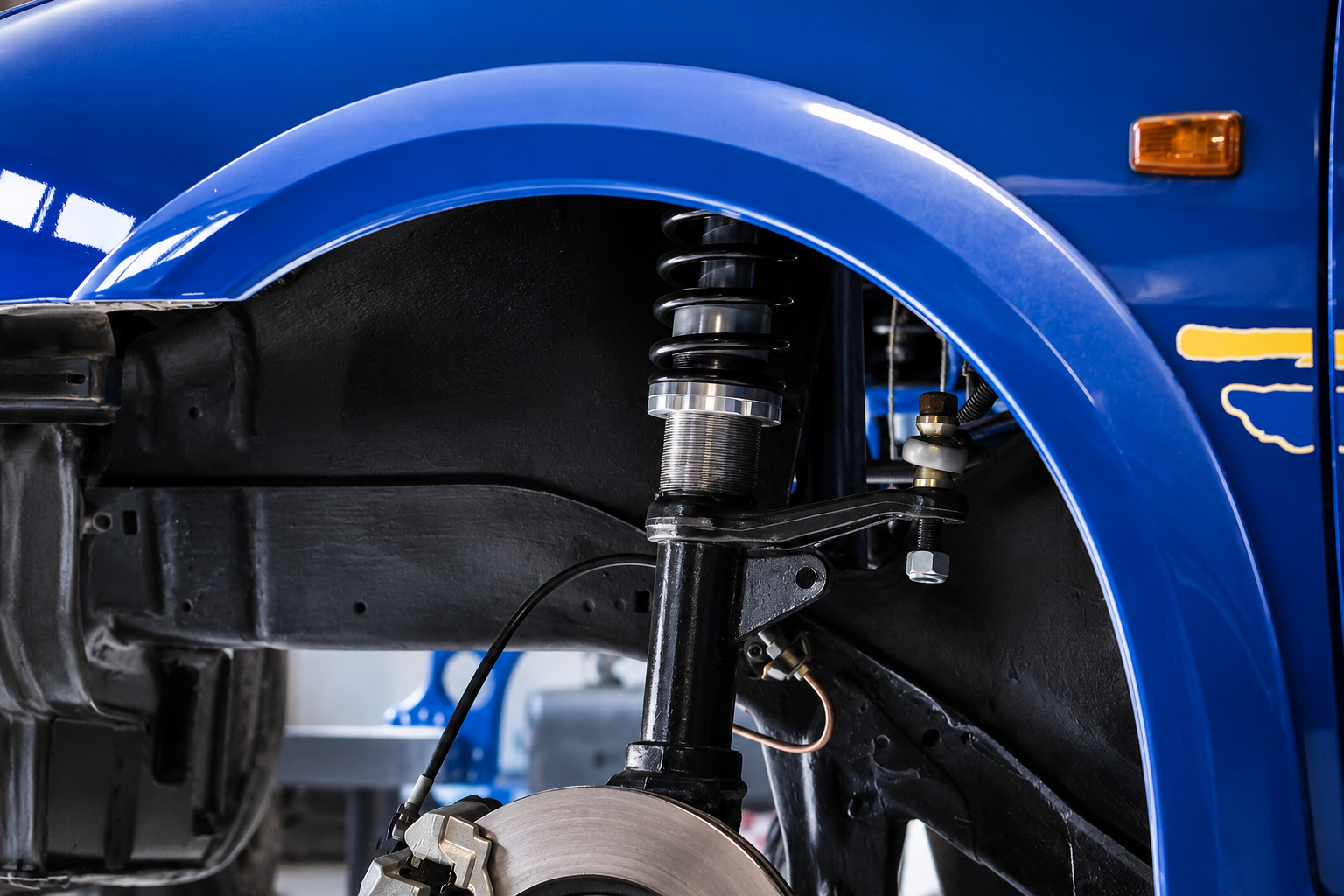 Custom coilover suspension shocks, 