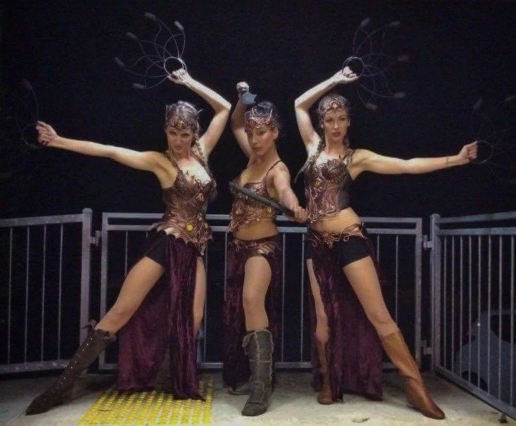 Dragon Guardians fire twirling event entertainment Brisbane