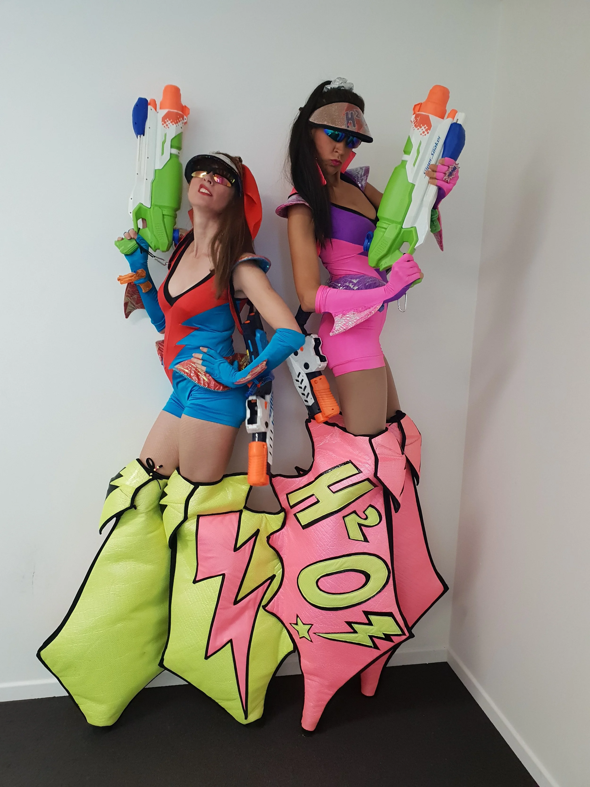 Water characters on stilts, event entertainment Brisbane