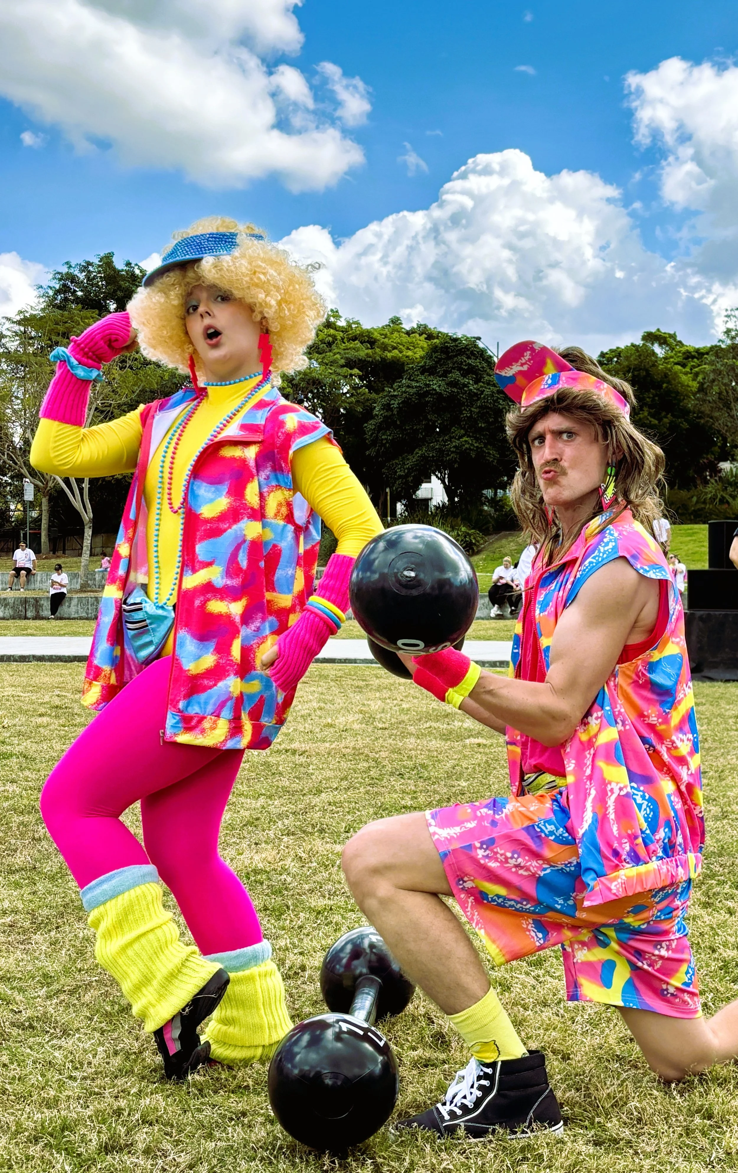 Roaming event entertainment 80ies characters