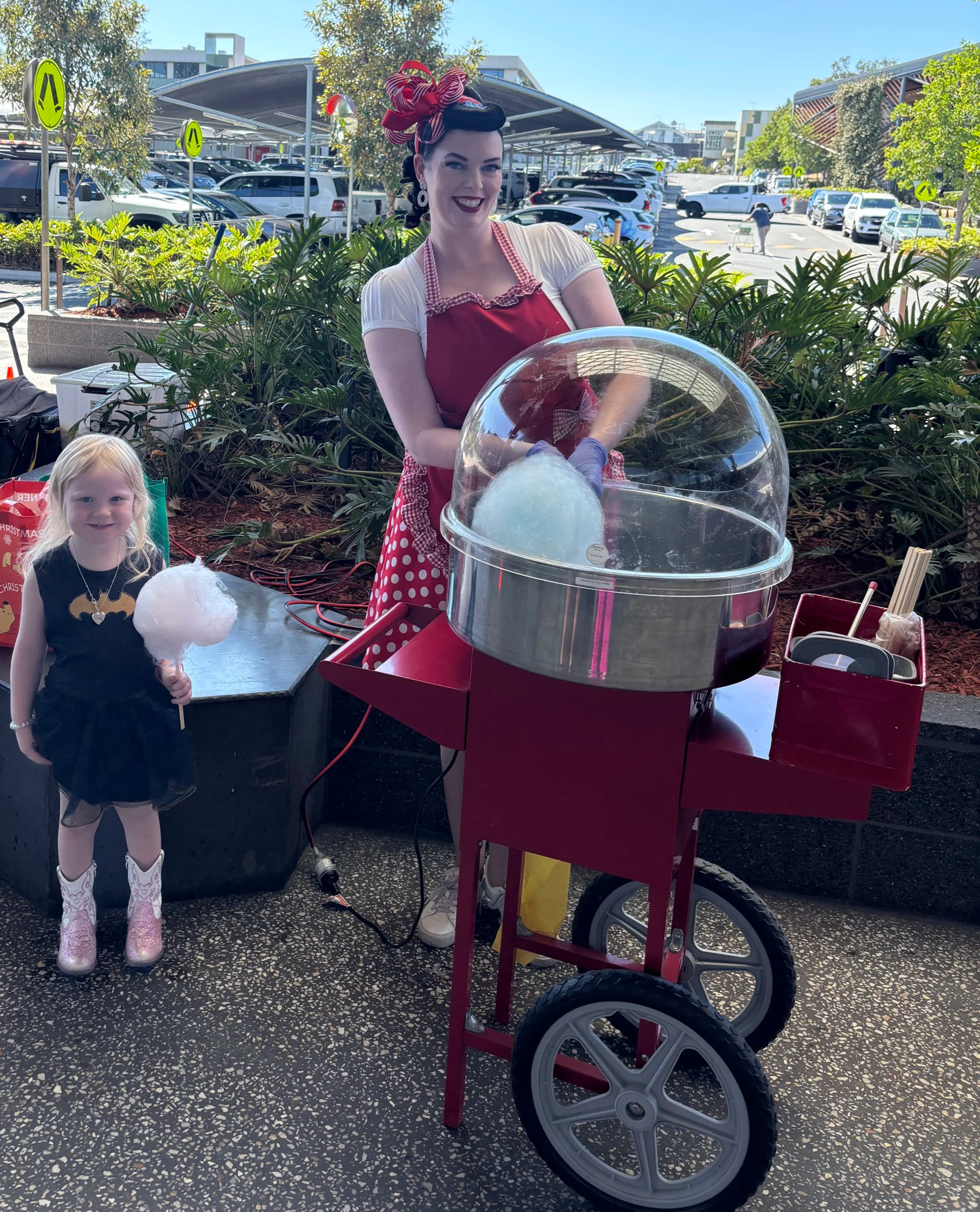 Fairy floss machine cotton candy