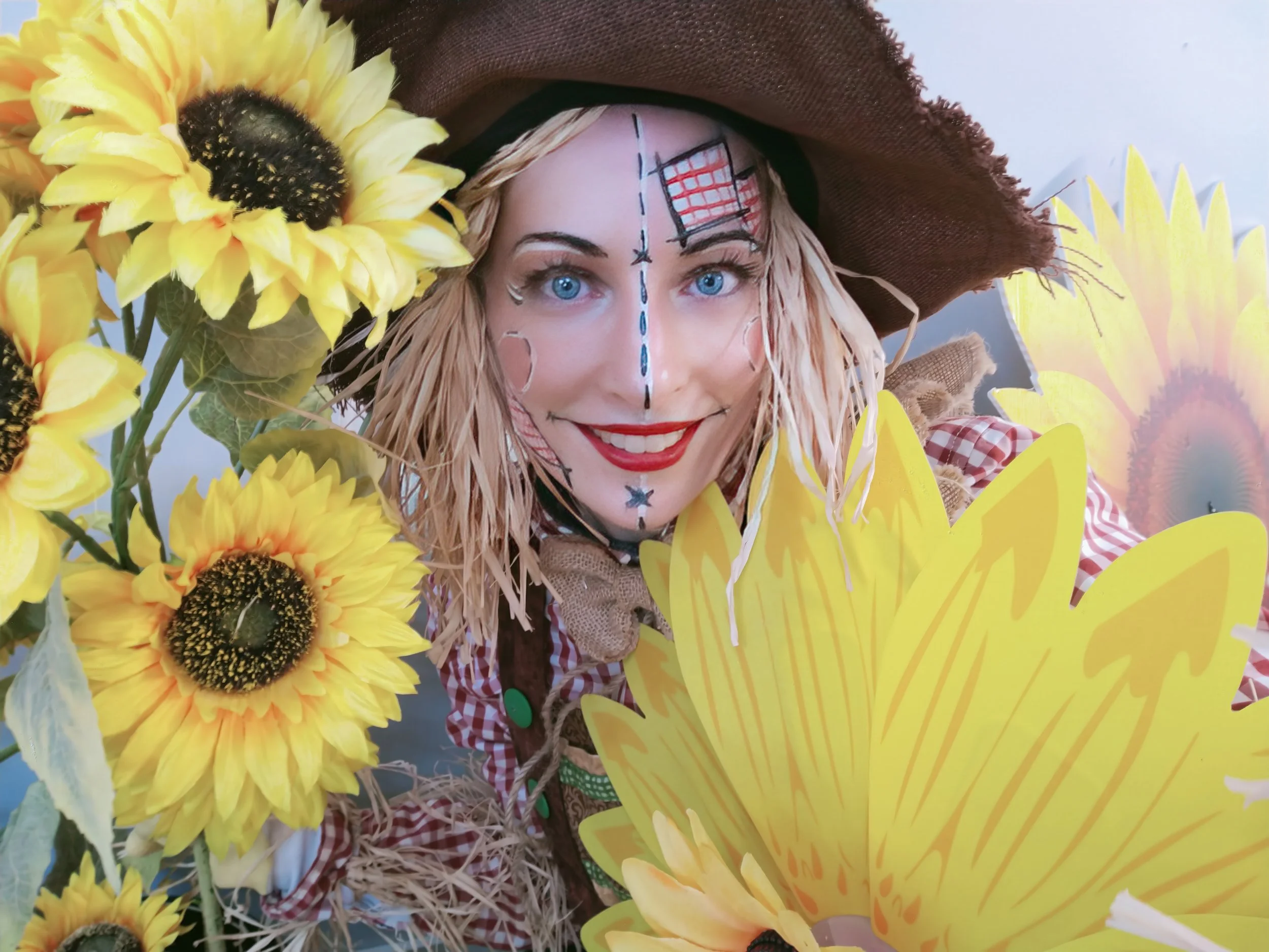 Brsibane stilt walker scarecrow