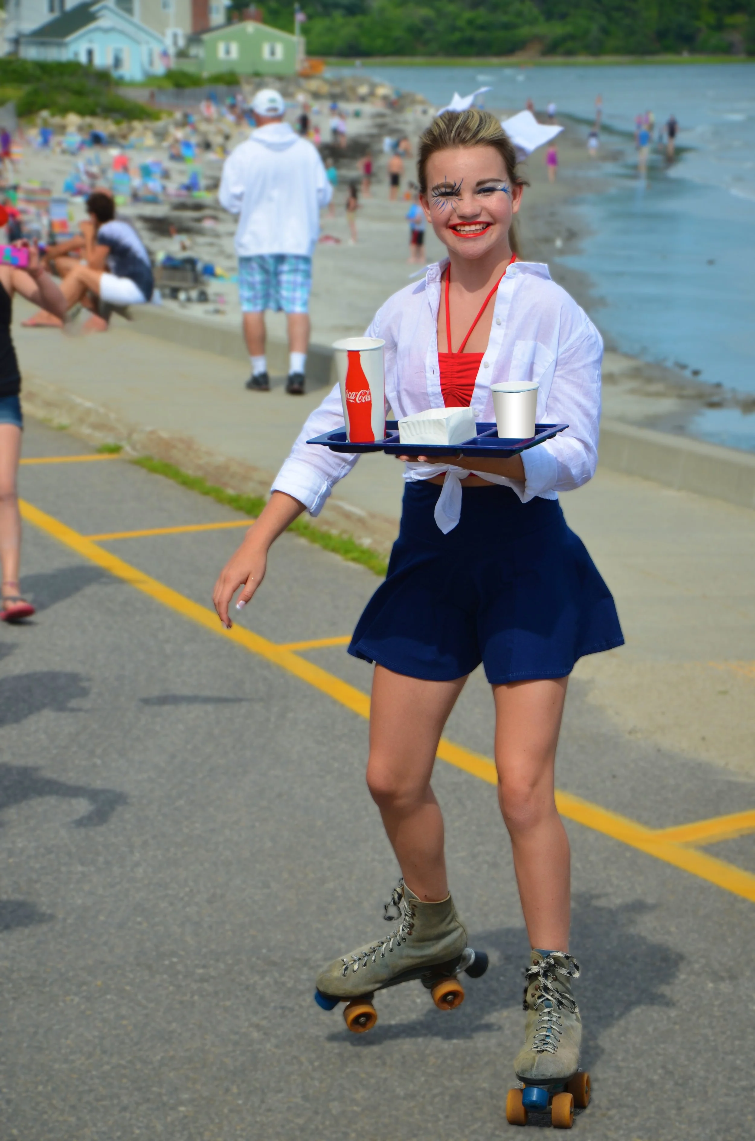 Nautical Water Ocean Marine themed event, Brisbane, Sunshine Coast, Gold Coast entertainment, beach roller-skate service roving entertainment