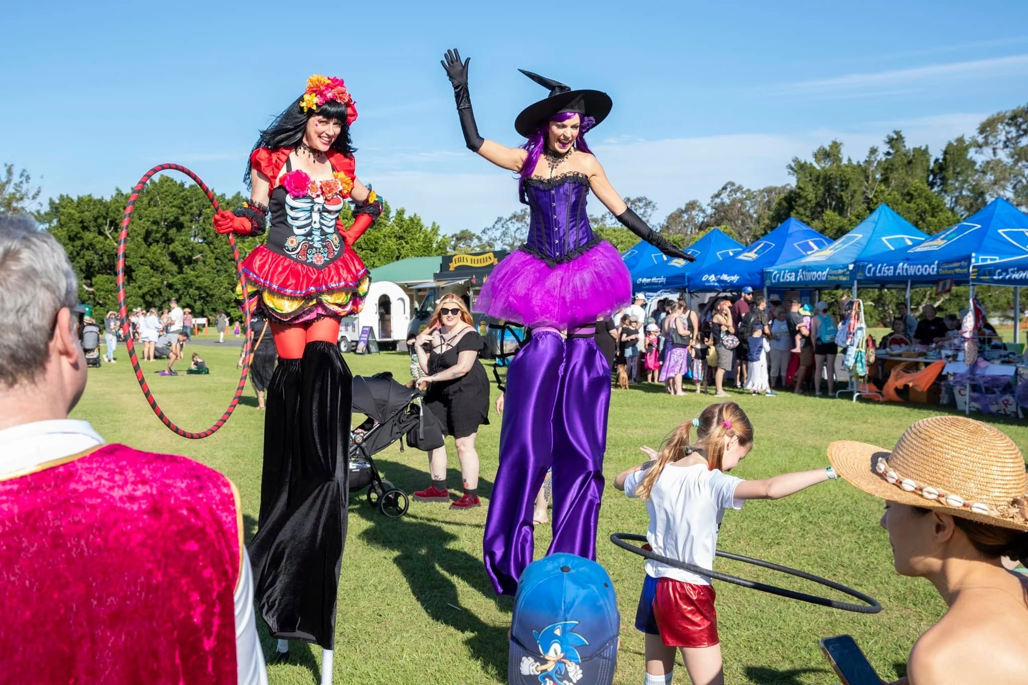 Halloween stilts event entertainment Brisbane