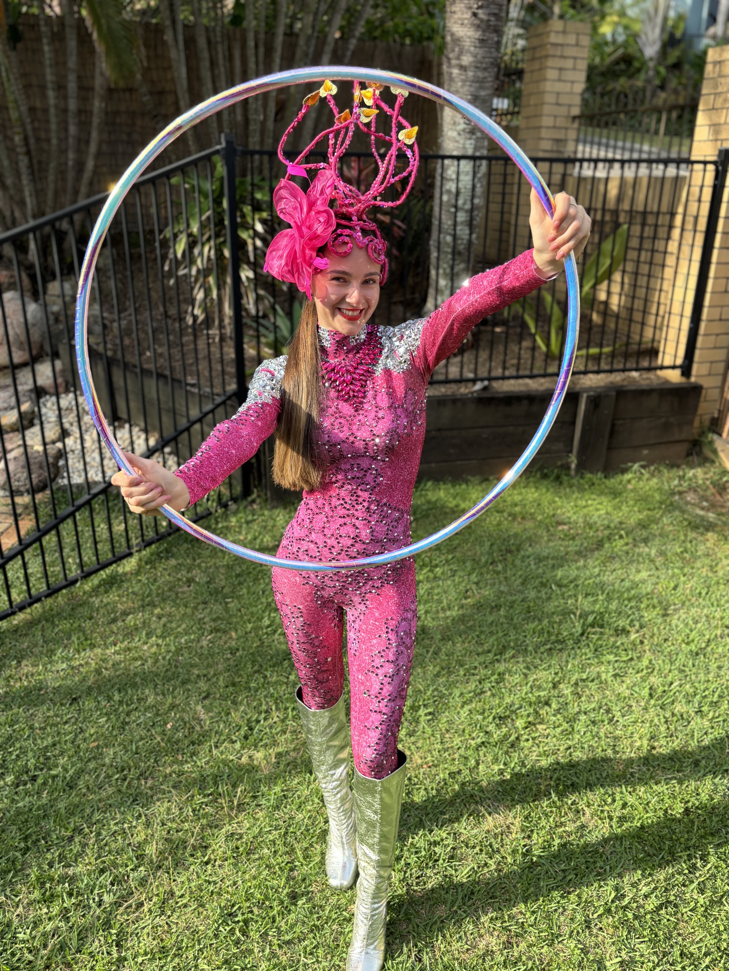 LED glow hula hooper event entertainment Brisbane