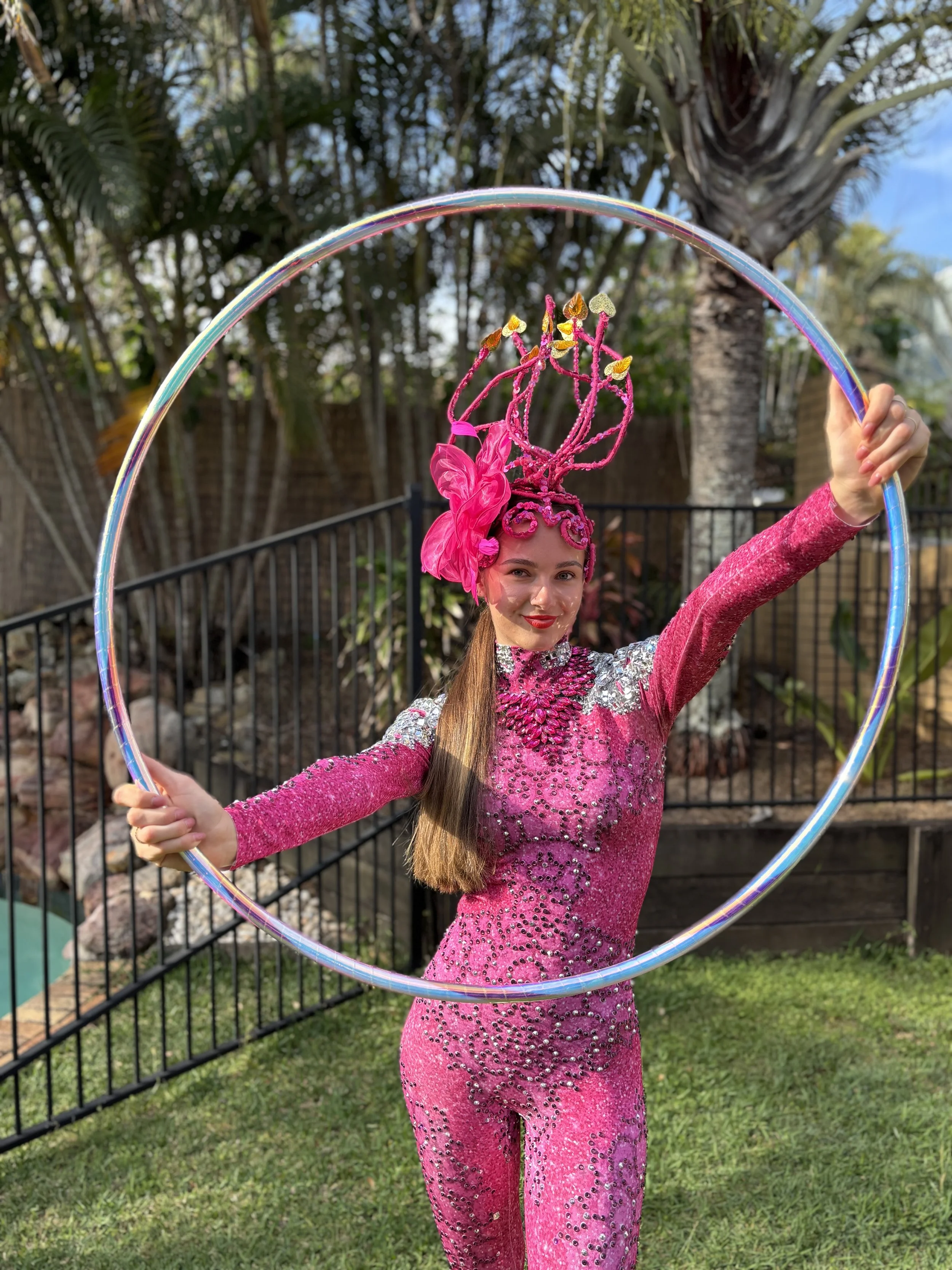 LED glow hula hooper event entertainment Brisbane