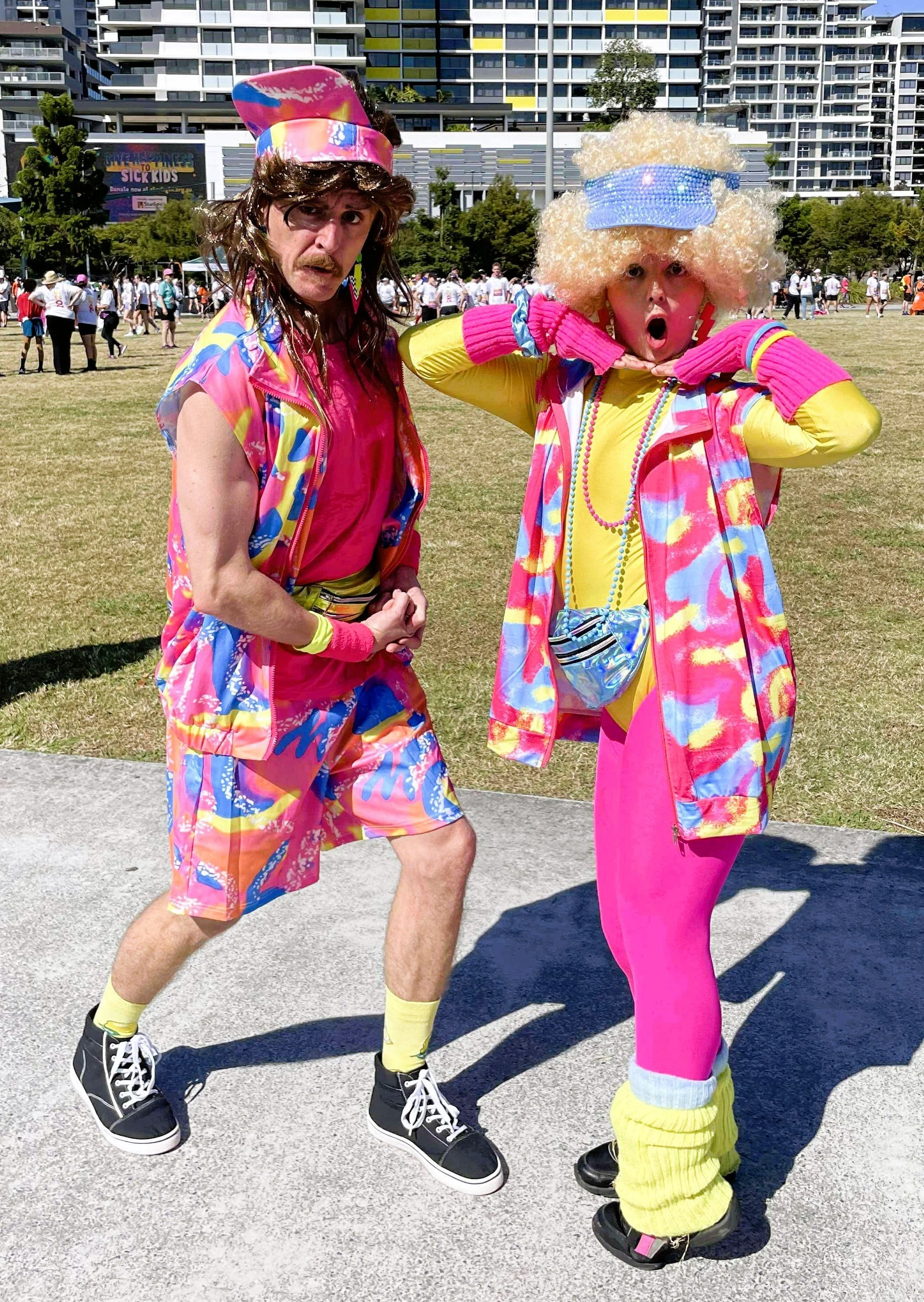 Roaming event entertainment 80ies characters