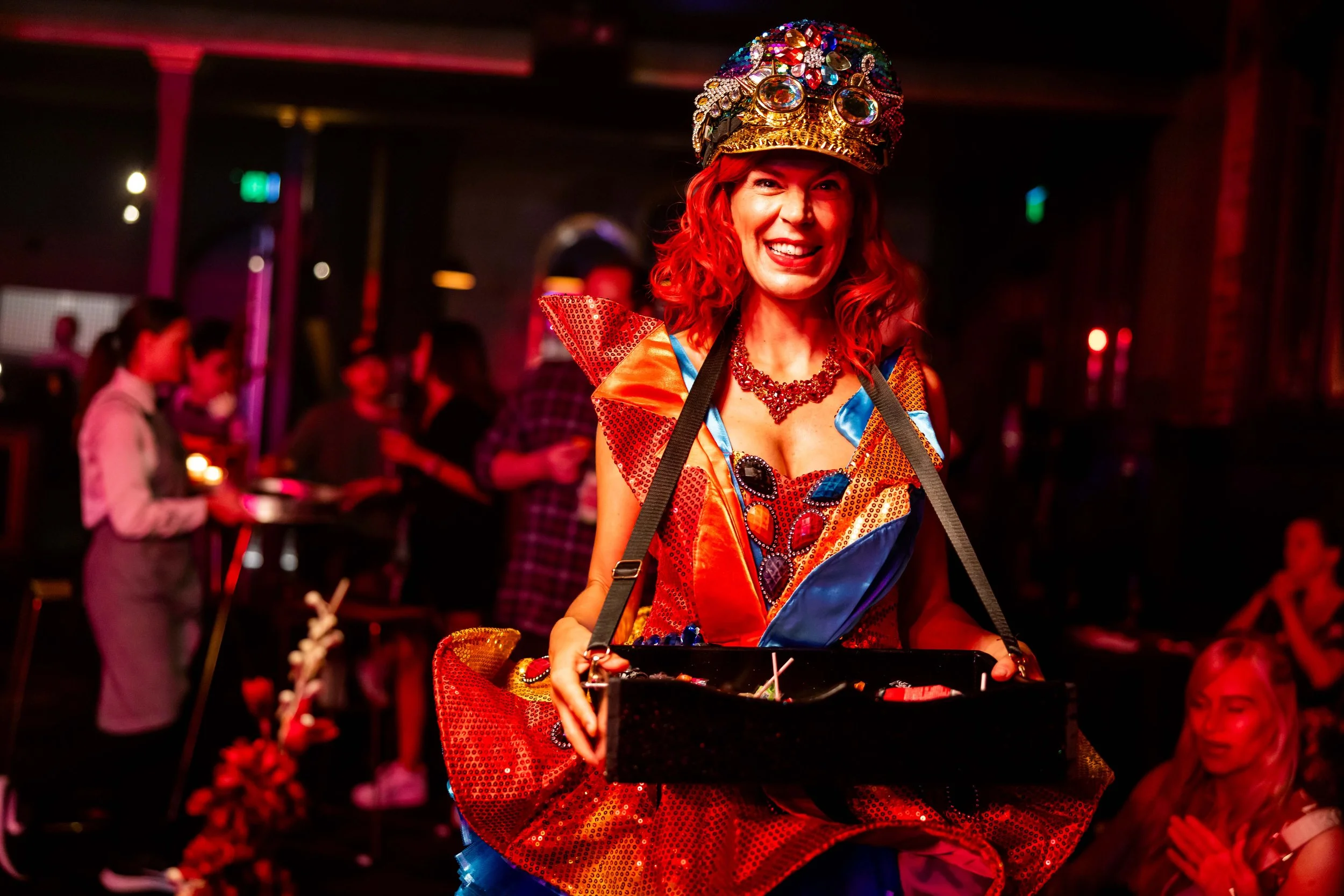 Glamorous tray hostess Brisbane