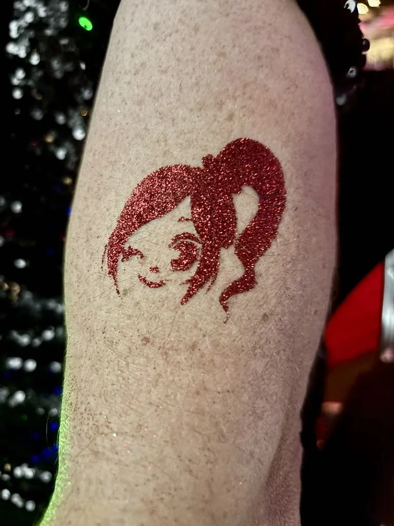 Glitter tattoo service hire for kids parties, fun days and celebrations across Brisbane.