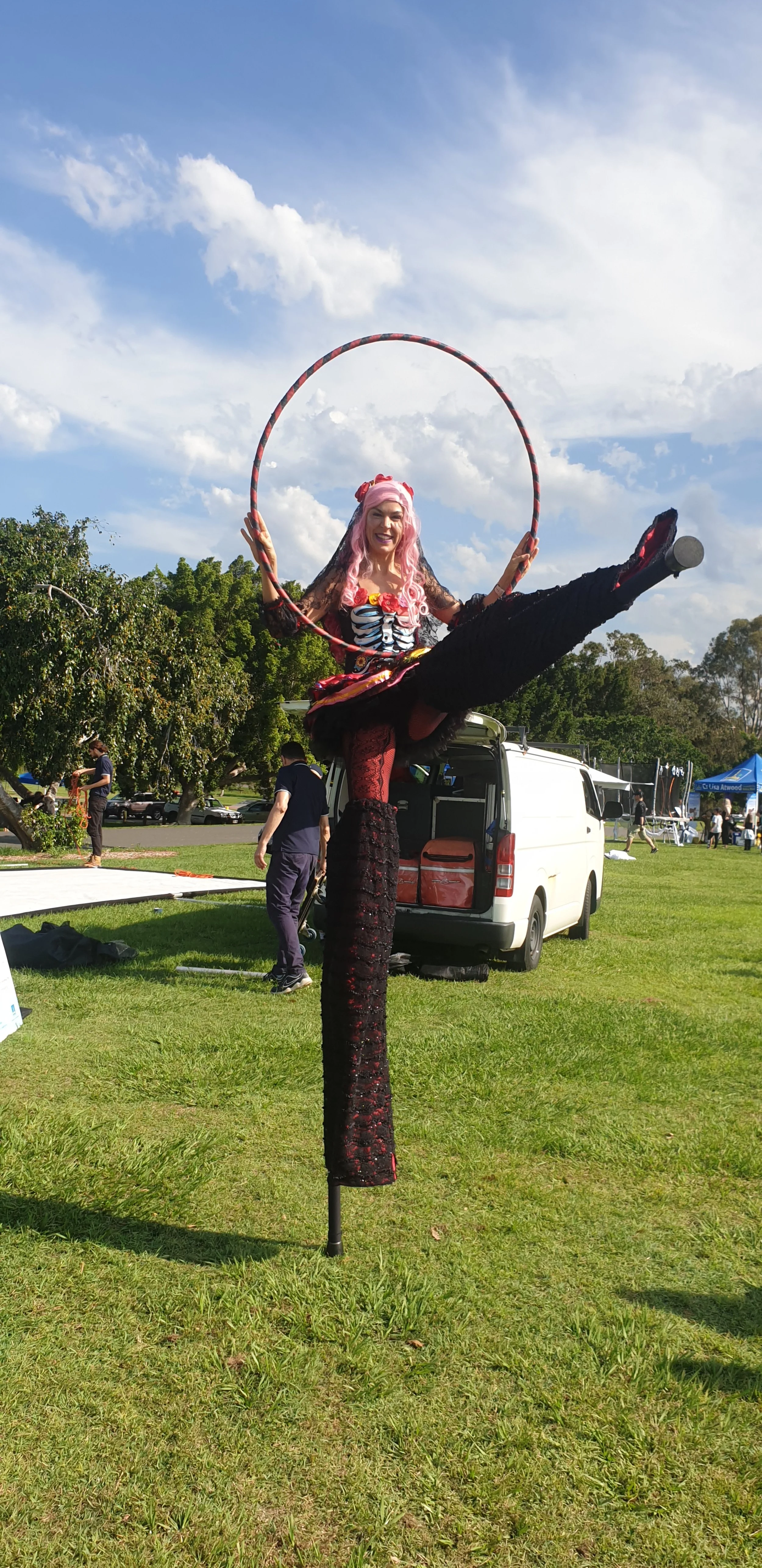 Halloween event entertainment Brisbane on skates