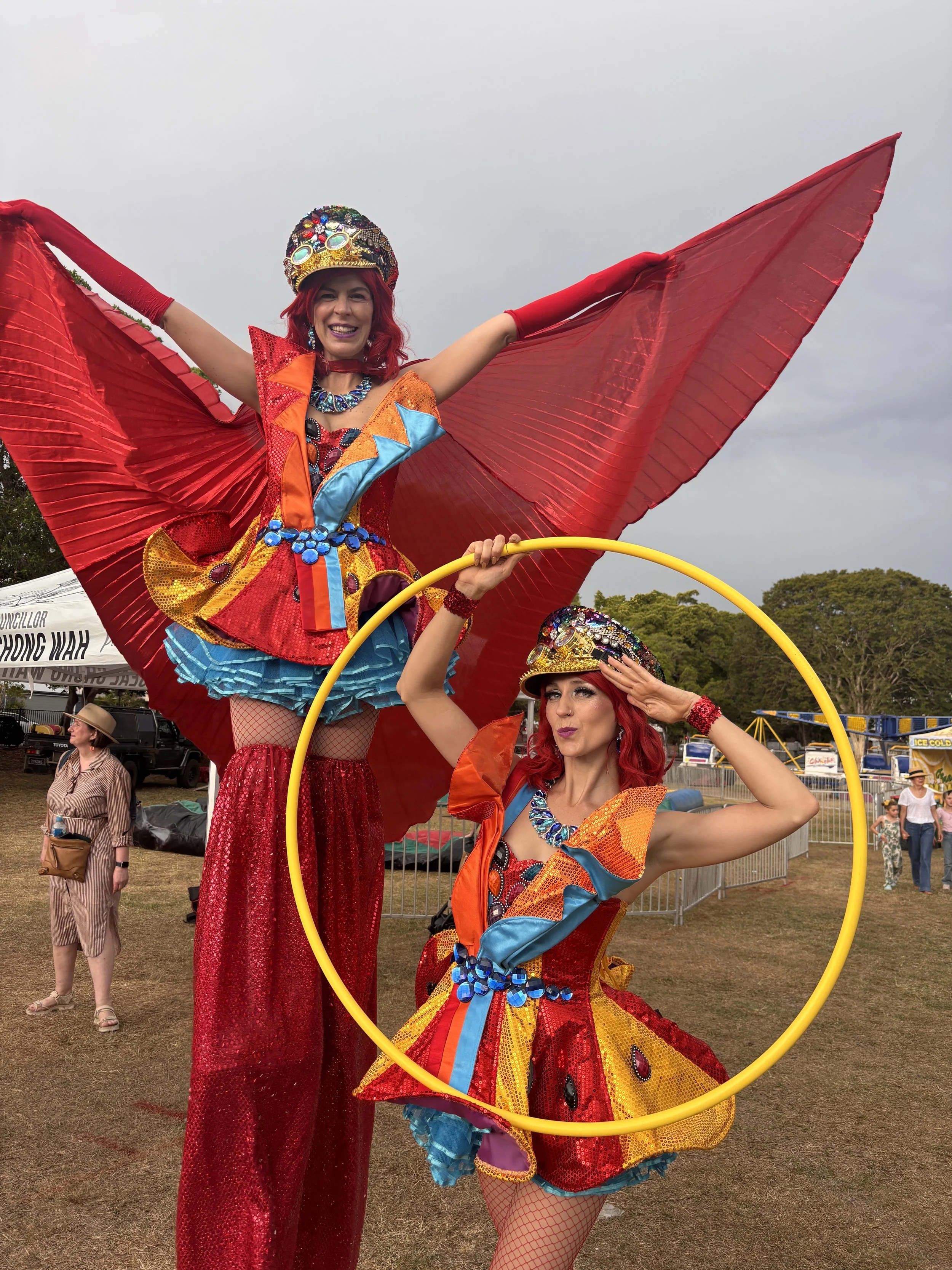 School fete roving entertainment Gold Coast