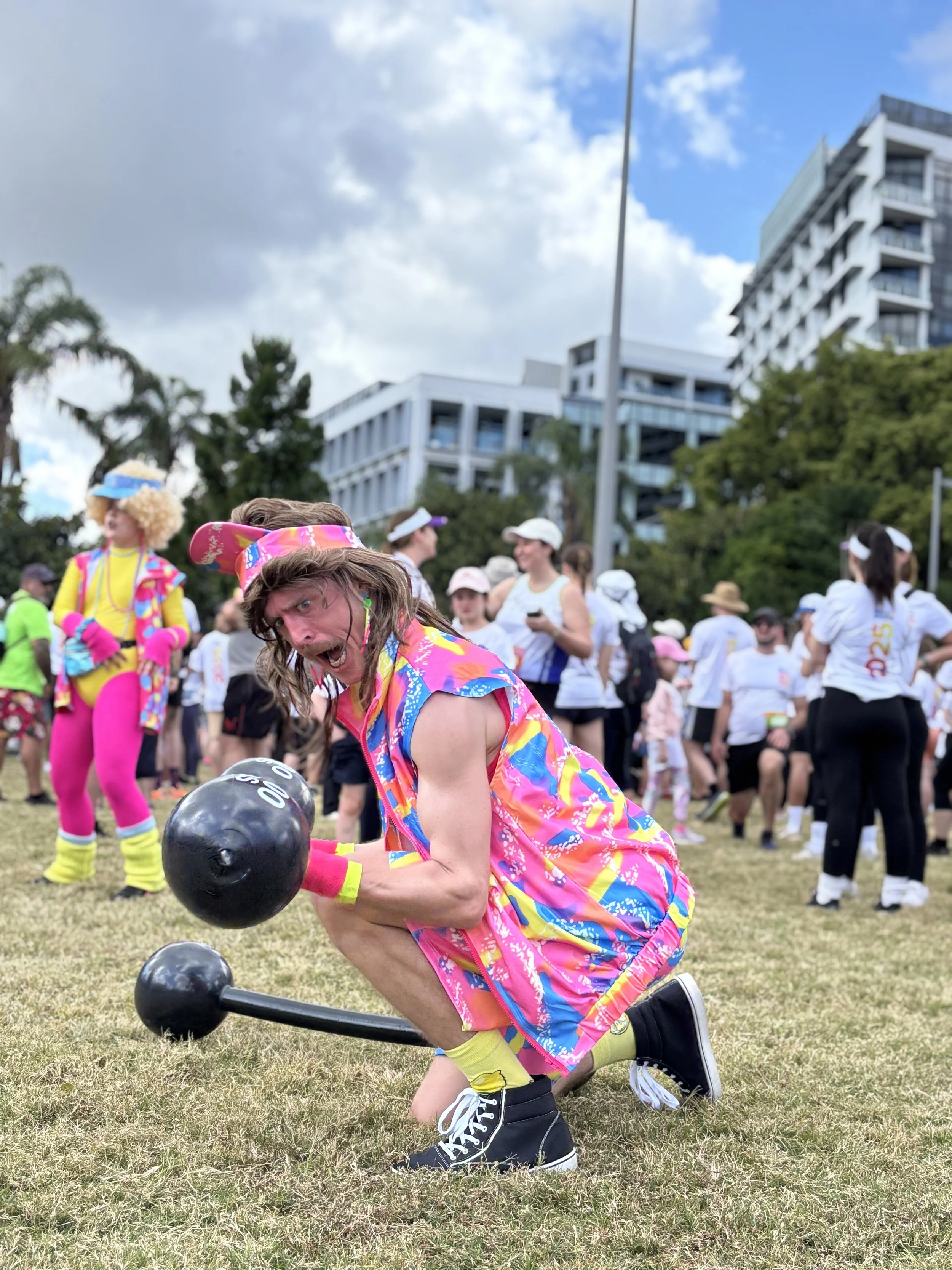 Roaming event entertainment 80ies characters