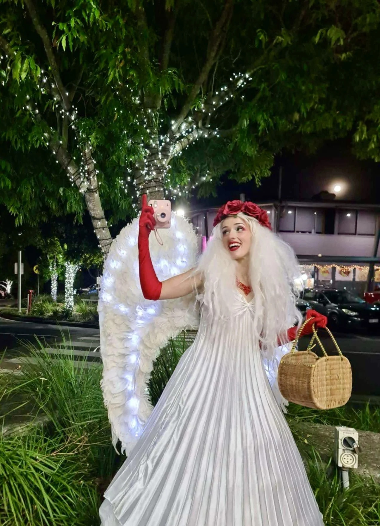 St Valentine roving entertainment Brisbane cupid Polaroid photographers