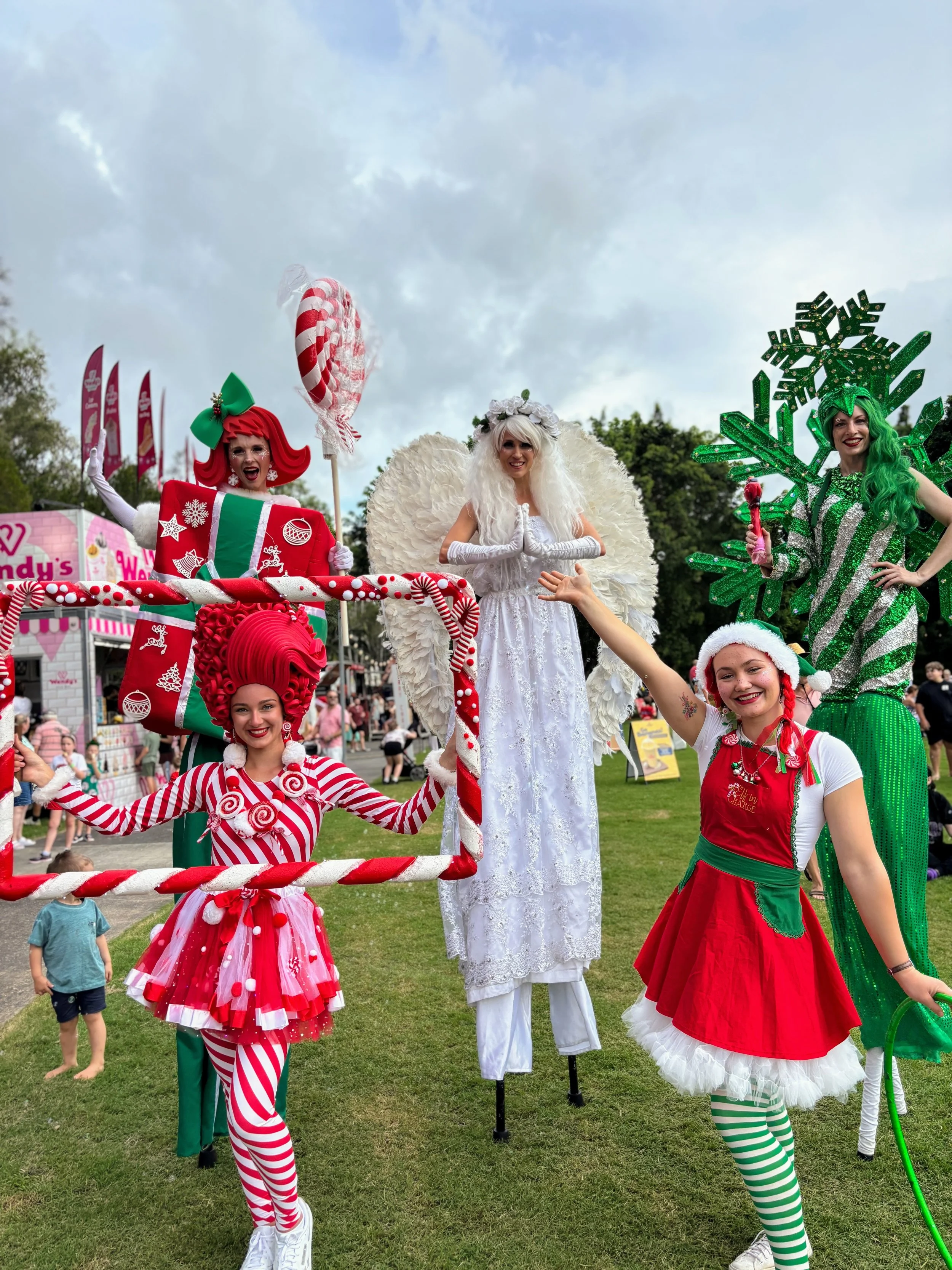 Christmas elf hula hooper