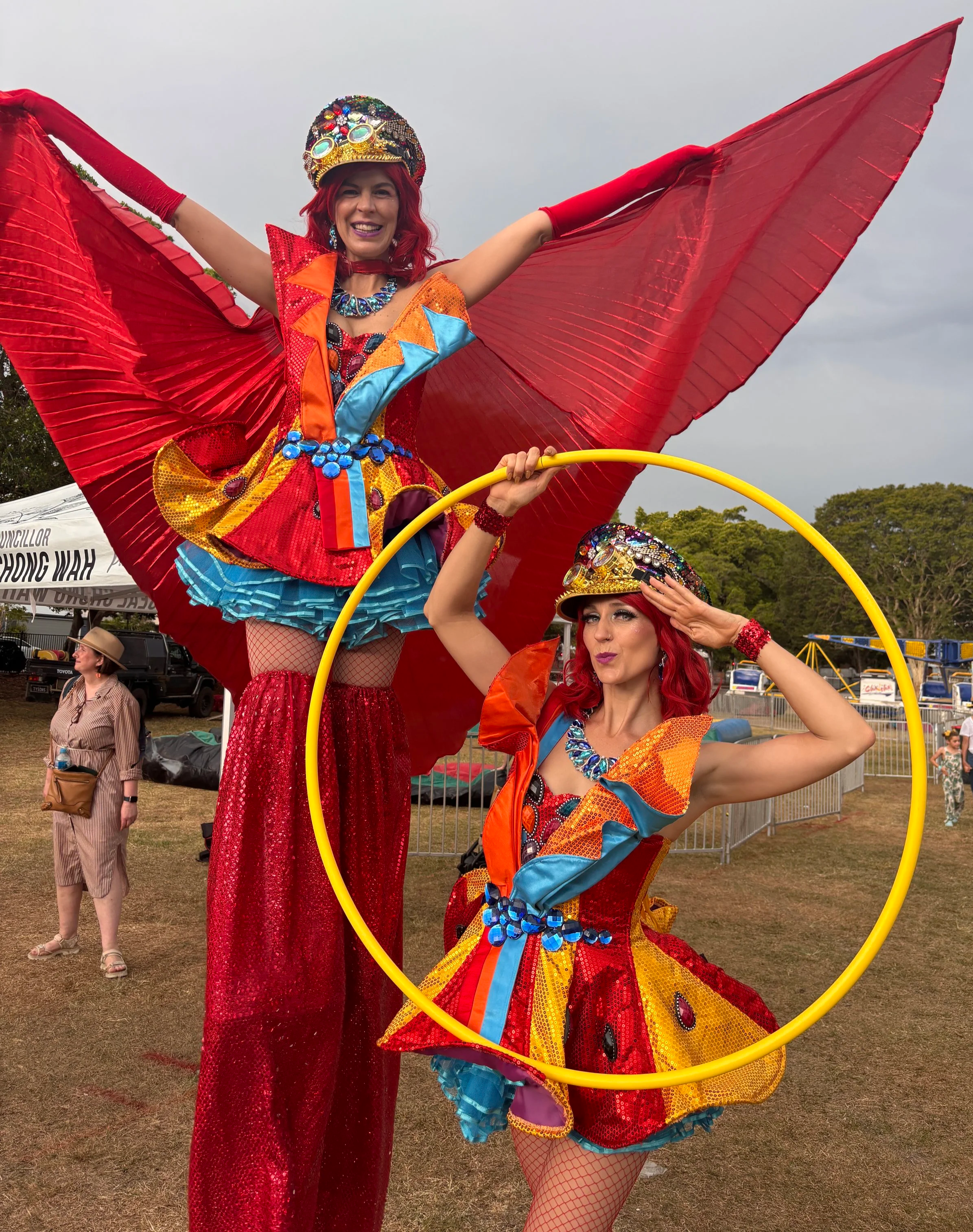 Colour Glam Stilts Walking Events Roving Entertainment