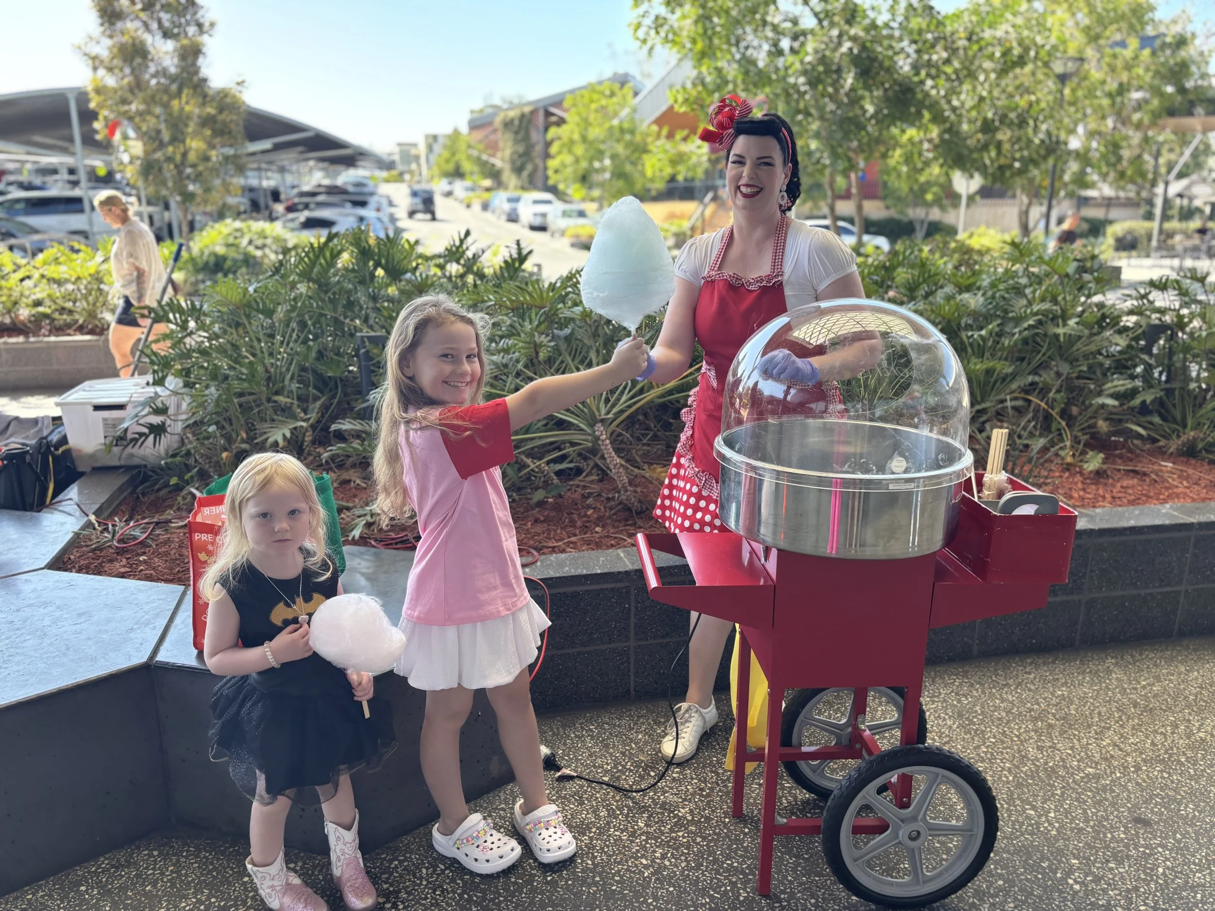 Fairy floss with Operator Jimboomba