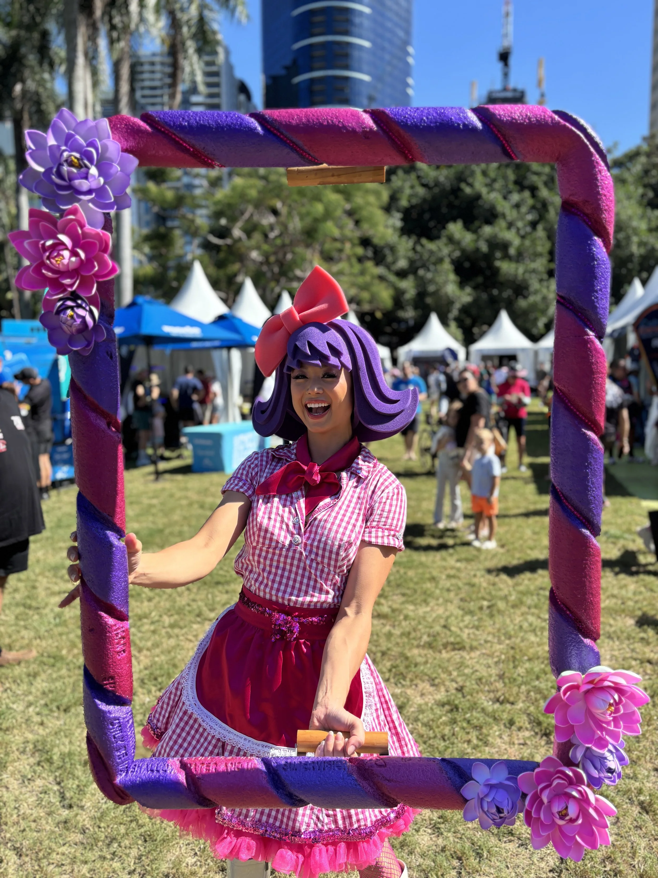 festival roving character
