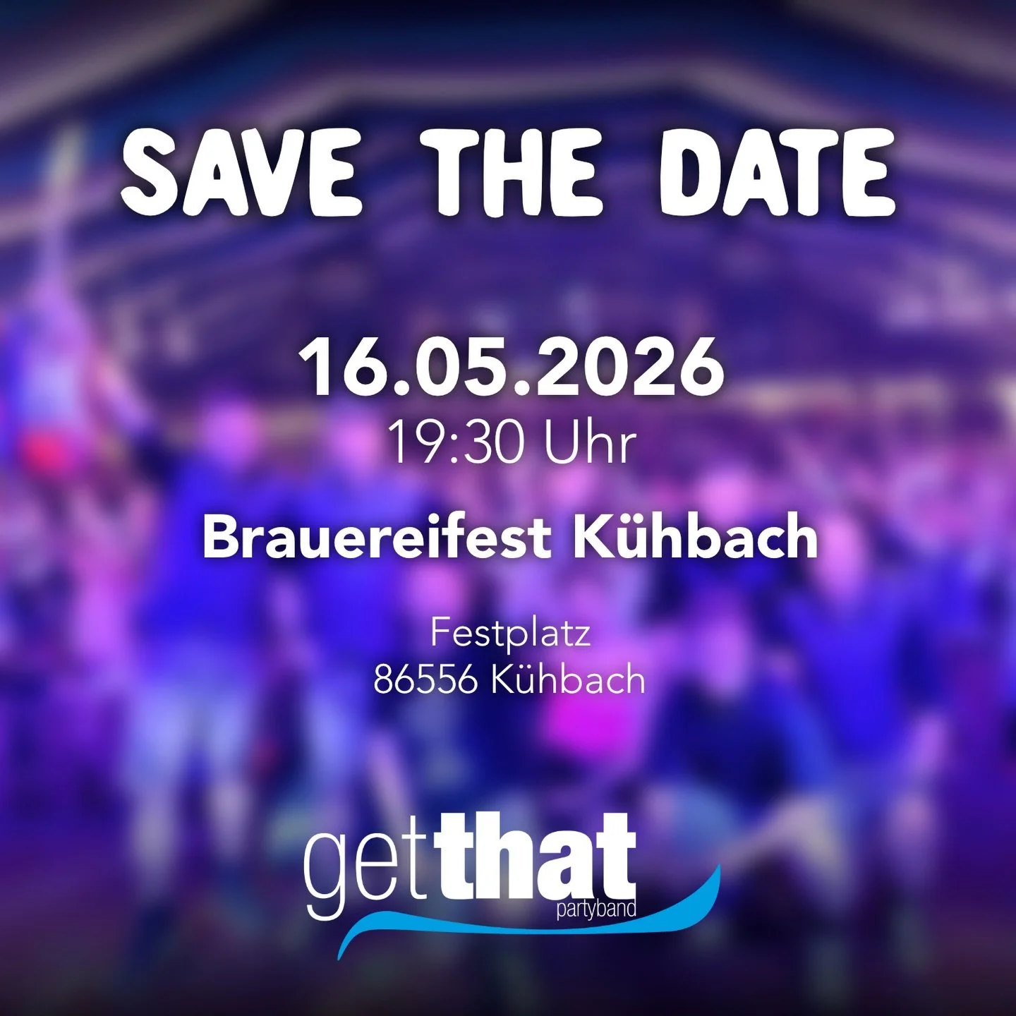 Am Samstag spielen wir auf dem Brauereifest der @brauereikuehbach - kommt vorbei! 🥳🍻

📅 Samstag, 16.05.
🕖 ab 19:30 Uhr
📍 Festplatz, 86556 K&uuml;hbach

#partyband #party #bierzelt #bier #livemusik
