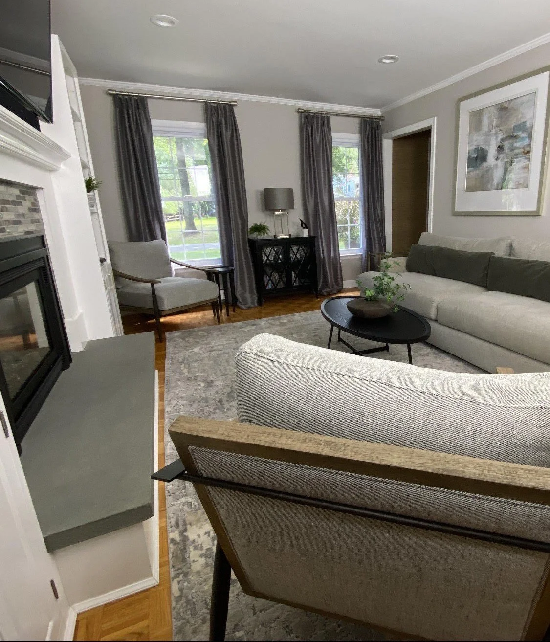 Family Room — East Coast Interiors By AnneMarie