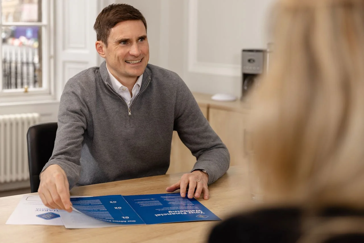 Mark Thornton Smith speaks with clients