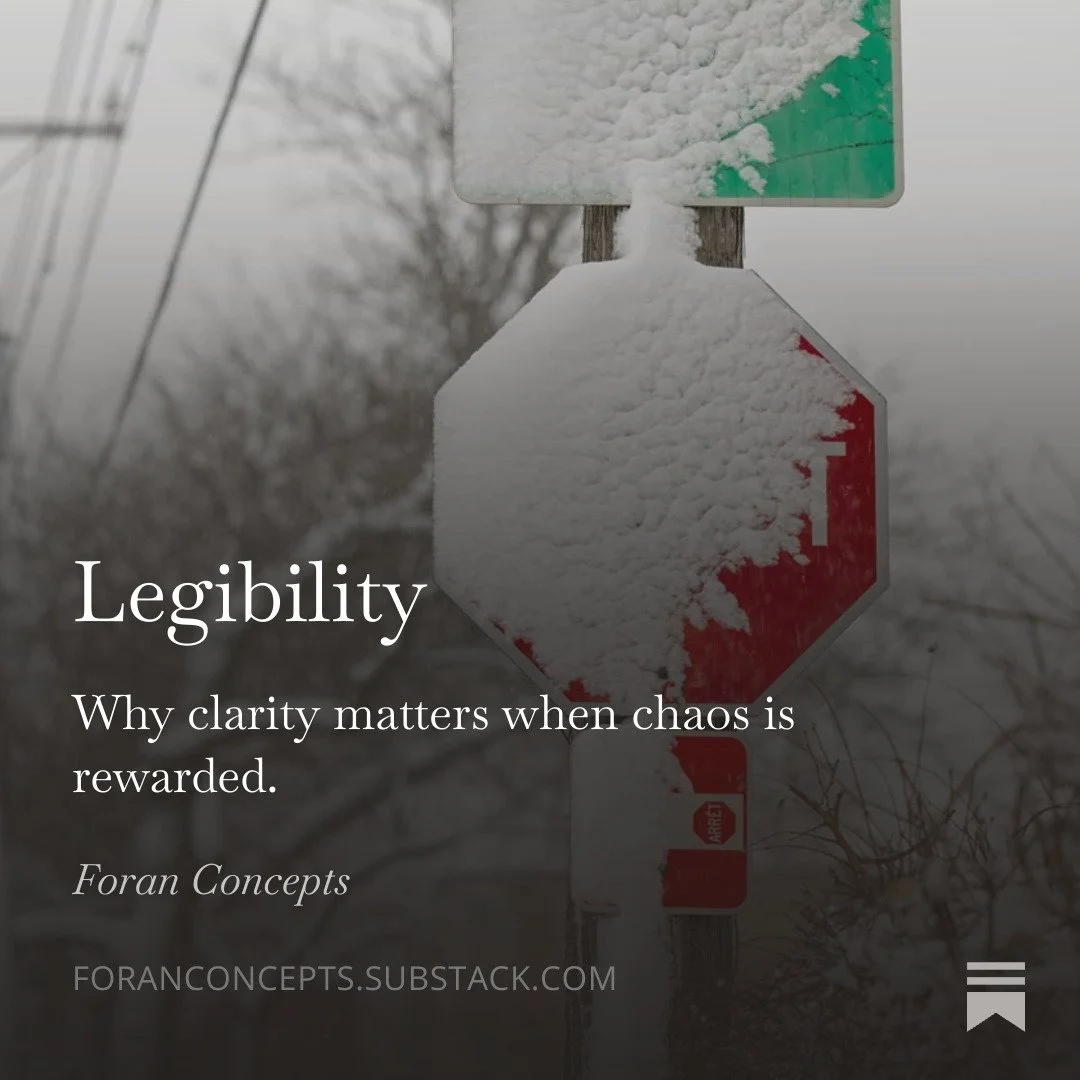 Making sense isn&rsquo;t flashy, but it&rsquo;s still the work.

New Substack is up&hellip; link in bio.