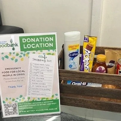 Supporting Witney Food Bank