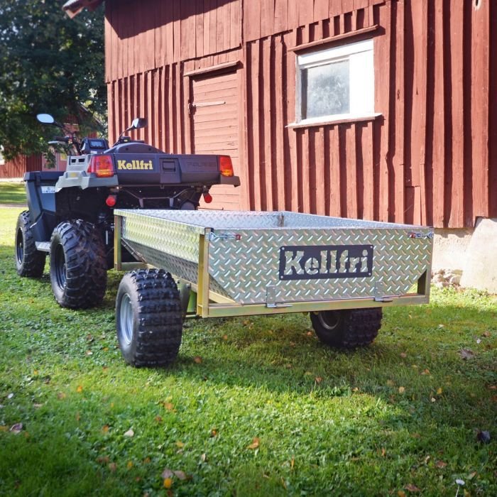 Tipping trailer ATV 500 kg with galvanized tread plate .jpg
