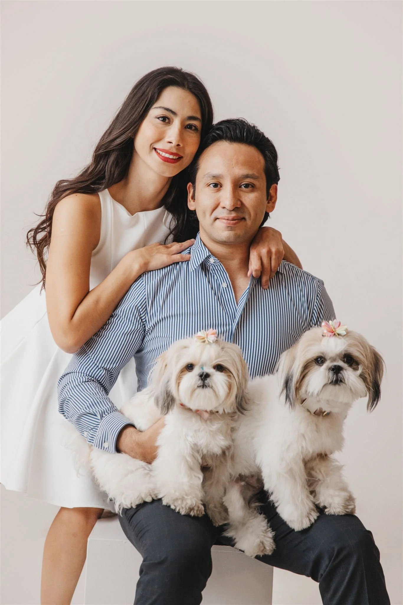 Sesión en familia con mascota