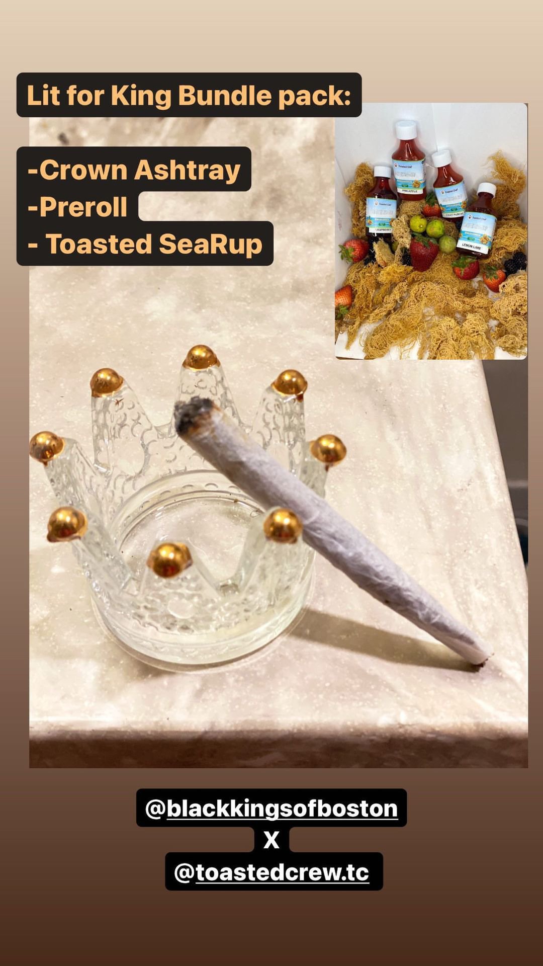 King's Crown Ashtray