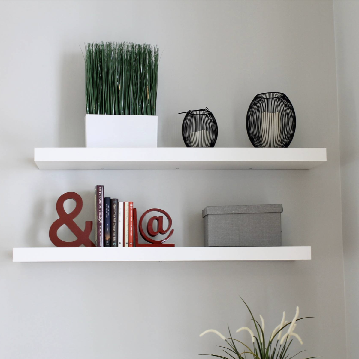 Home office bookshelf