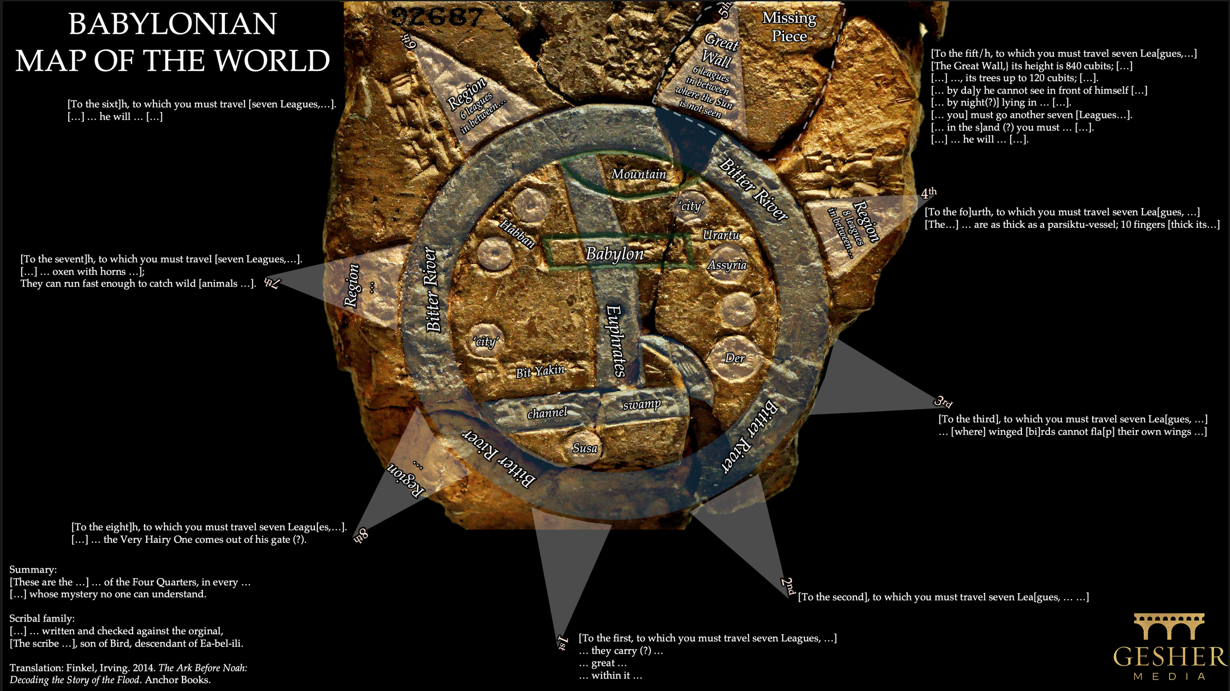 Babylonian Map Of The World Gesher Media Babylonian Map Of The World Gesher Media