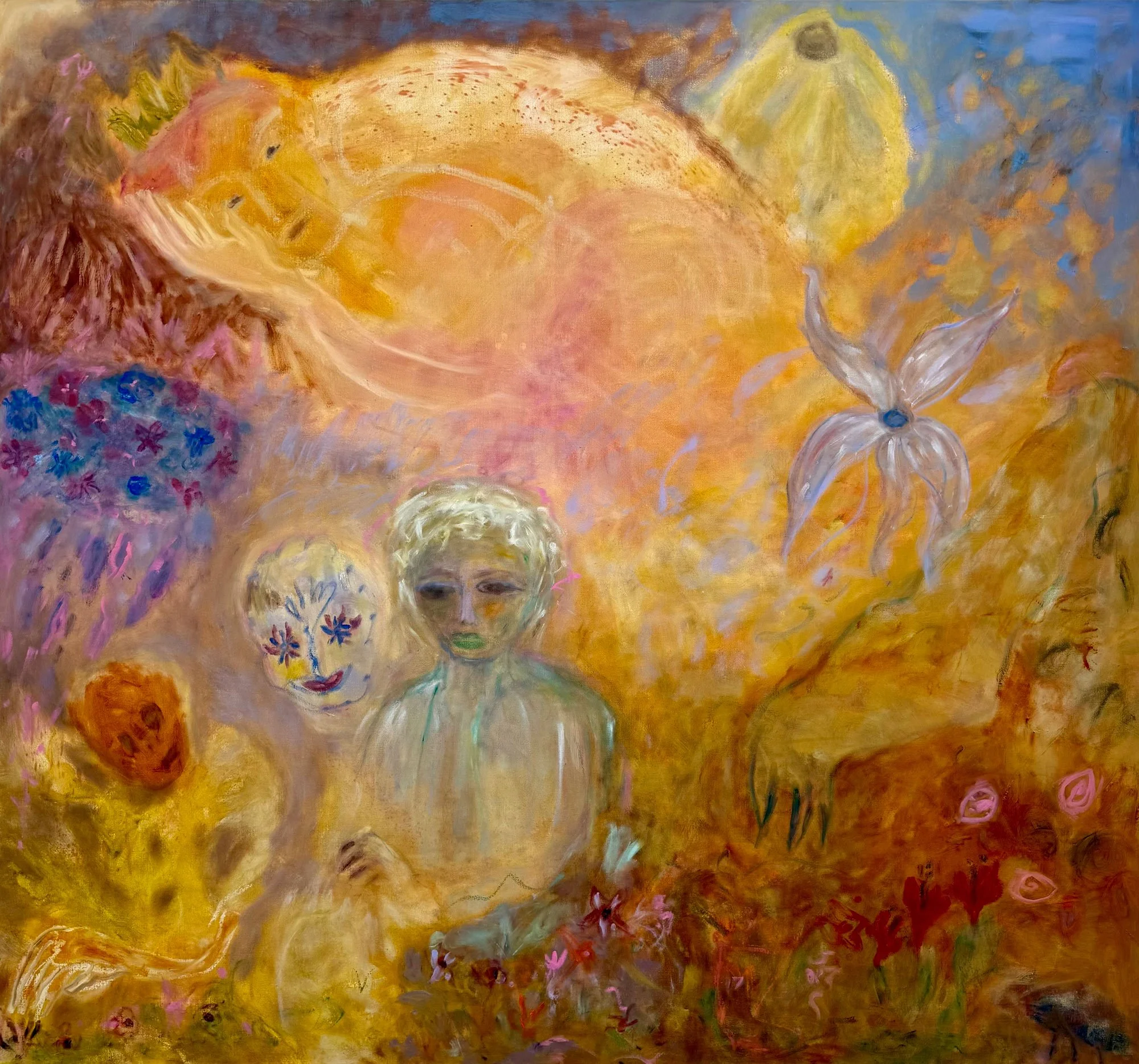 While I Lay Dreaming, 2026
Oil on canvas
173 x 183 cm
