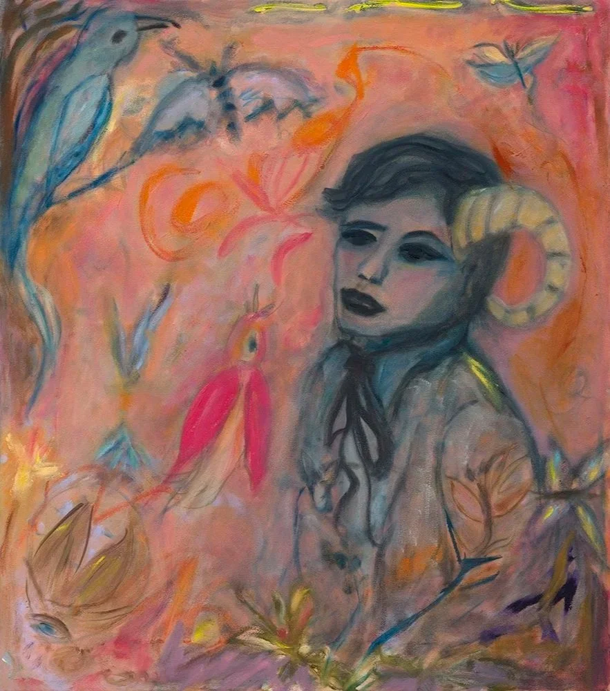 Winged Energy of Delight, 2021
Oil on canvas
86 x 76 cm