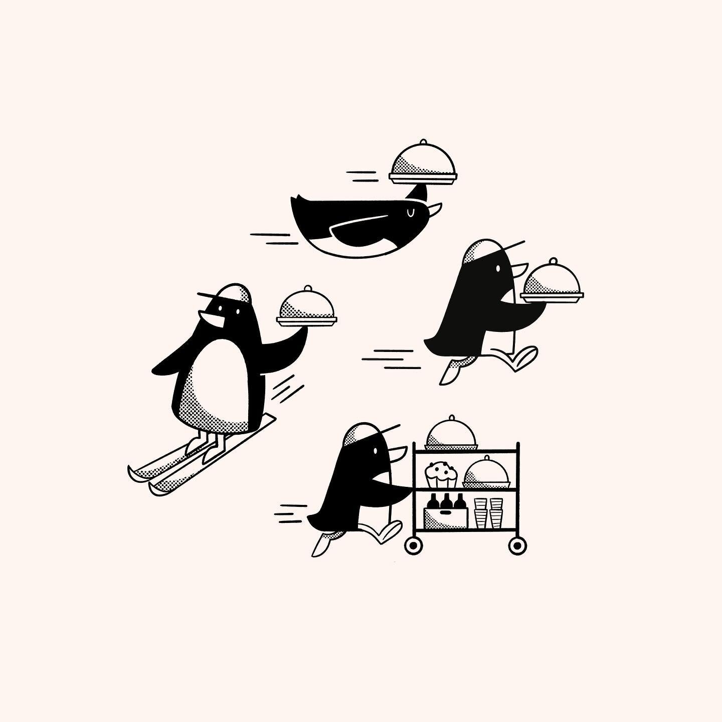 Ici 4 furtifs et fugaces pingouins ⛷

#logodesigner #icondesign #chartegraphique #identitevisuelle #graphistefreelance #illustratrice #illustrationenfant #childrenillustration #brandingdesign #brandillustration #visualidentity