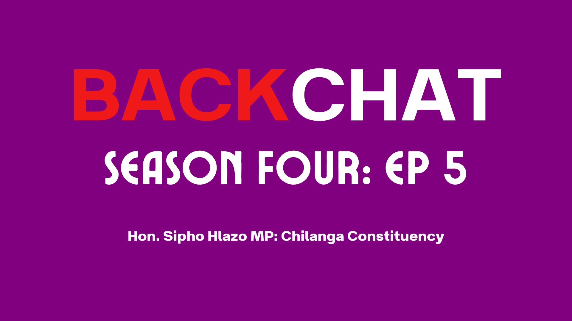 Backchat 1975 Zambia Is Back