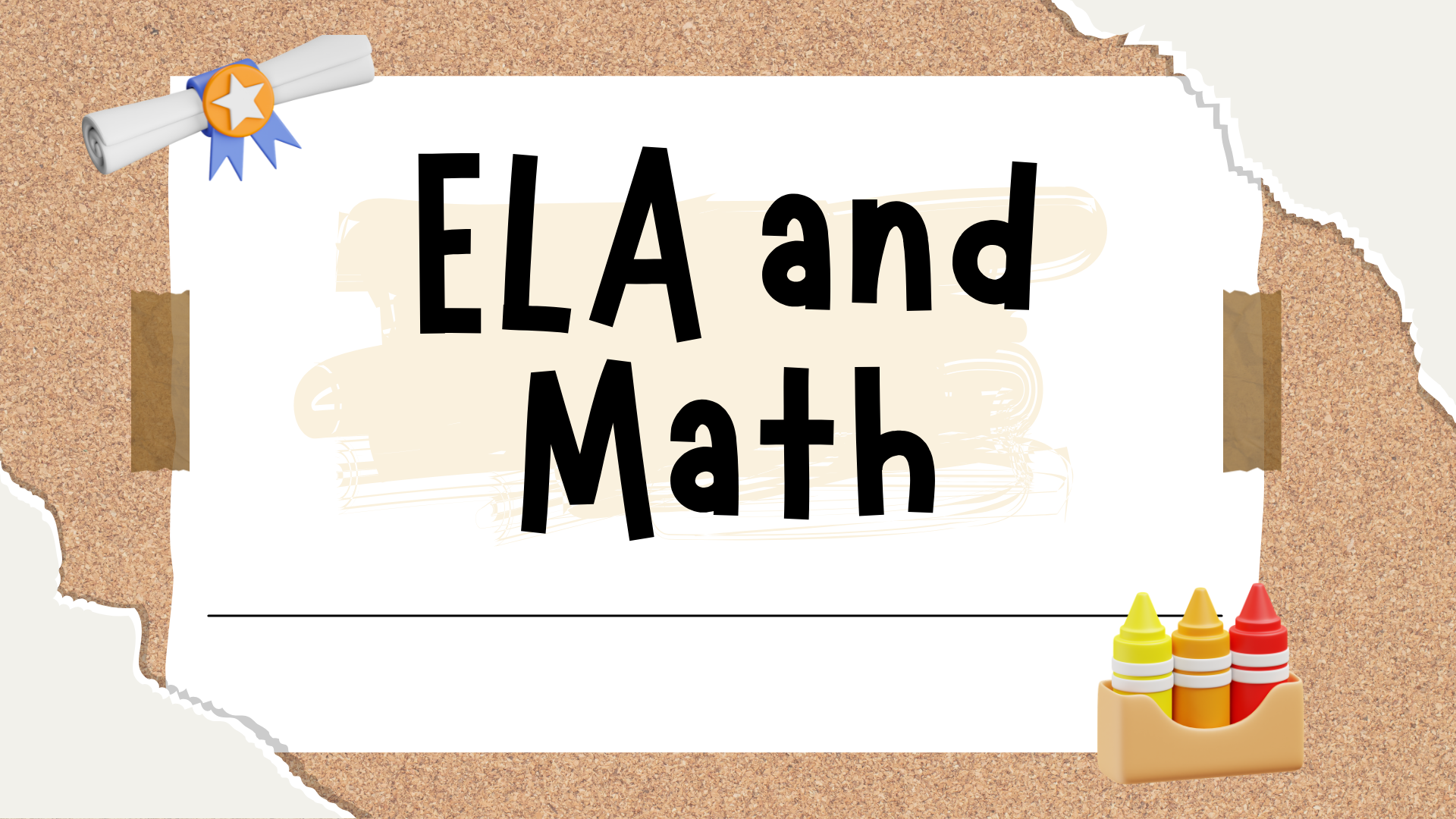 Kinder Math and ELA Intervention